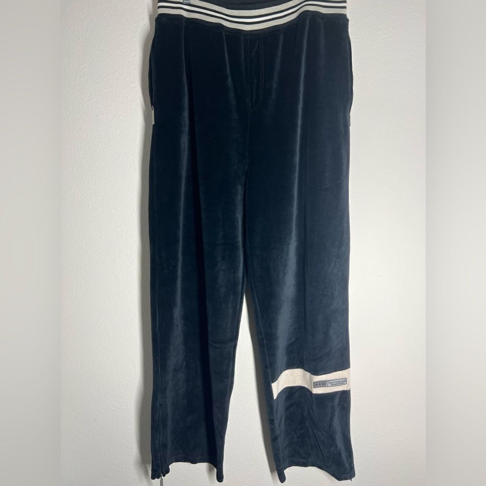 310 Motoring LIMITED EDITION Rare Velour Pants Black White Size XXL